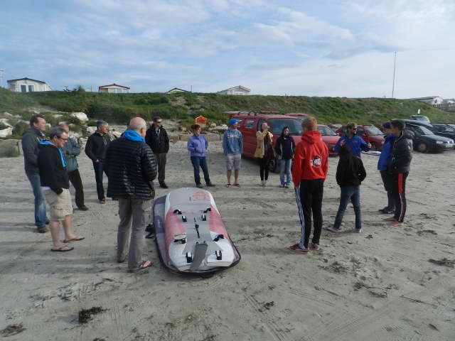 Flat course - surrounding a tandem!