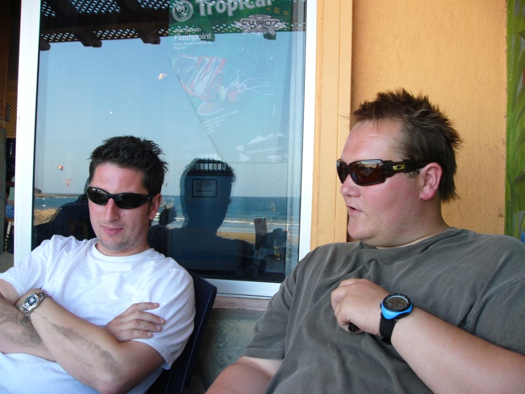 Medano beach bums and bar