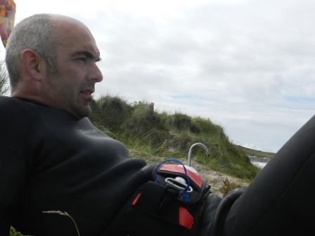 The father of the Salty Pint - in an exited state