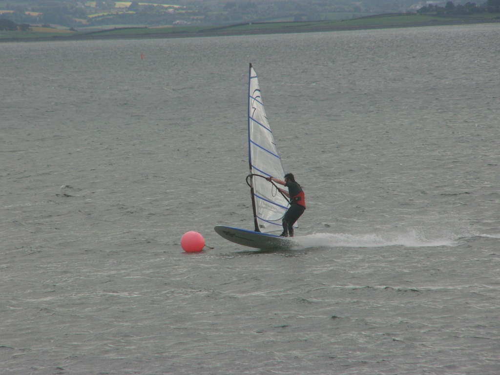 Ali missed the gybe mark Ali missed the gybe mark