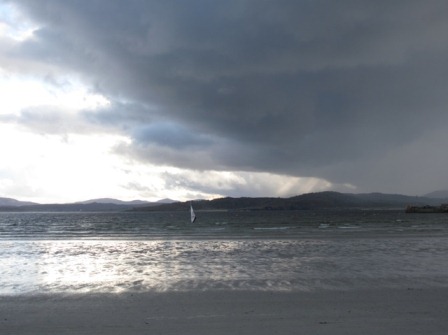 Ming as the storm approaches Ming as the storm approaches